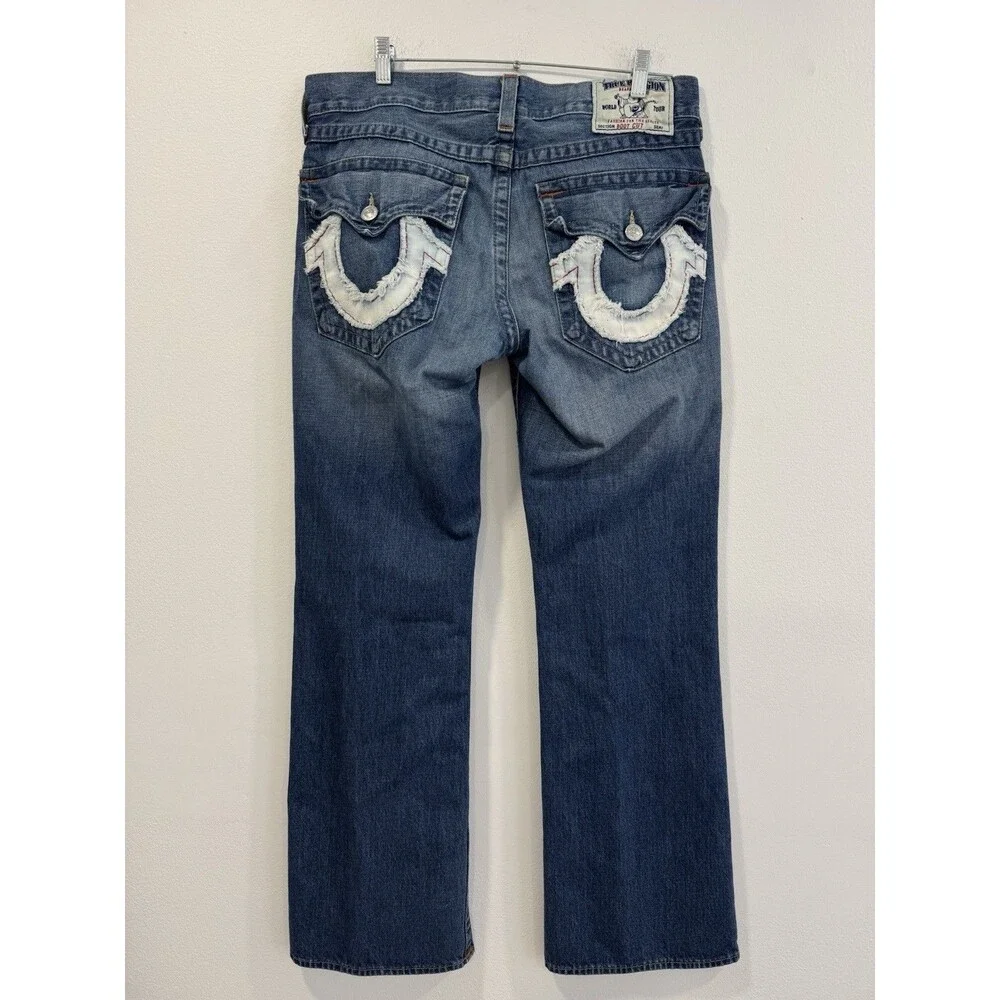 Men’s True Religion World Tour Bootcut Jeans Size 34x33